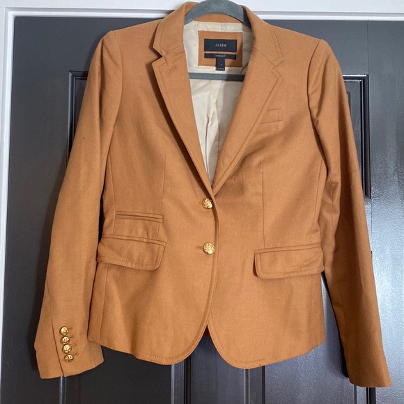 J Crew Schoolboy Blazer in Camel